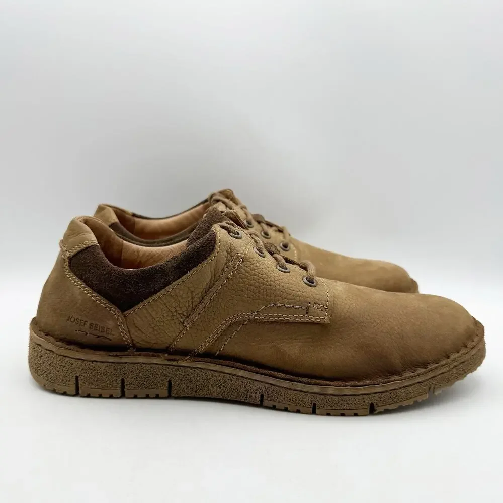 Josef Seibel Mens Ruben 02 Ankle Booties EU 43 US 9.5-10 Brown Suede NIB